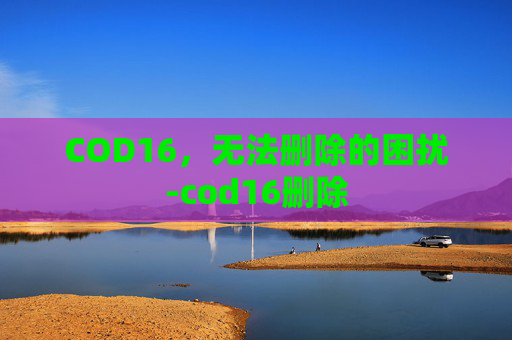 COD16，无法删除的困扰-cod16删除
