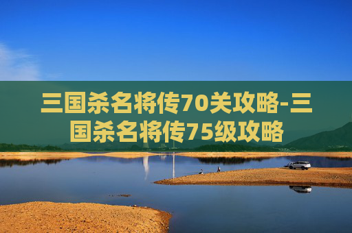 三国杀名将传70关攻略-三国杀名将传75级攻略
