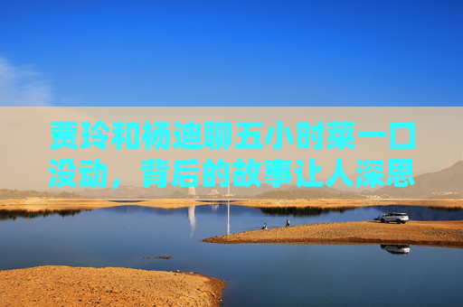 贾玲和杨迪聊五小时菜一口没动，背后的故事让人深思-贾玲和杨迪演的小品