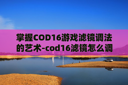 掌握COD16游戏滤镜调法的艺术-cod16滤镜怎么调