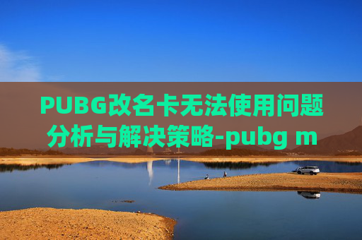 PUBG改名卡无法使用问题分析与解决策略-pubg mobile改名卡