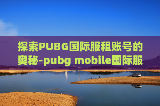 探索PUBG国际服租账号的奥秘-pubg mobile国际服租号