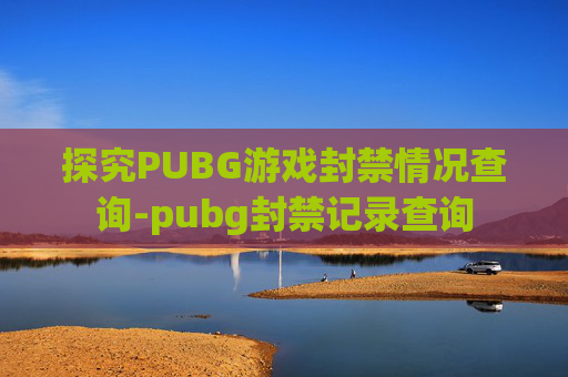 探究PUBG游戏封禁情况查询-pubg封禁记录查询