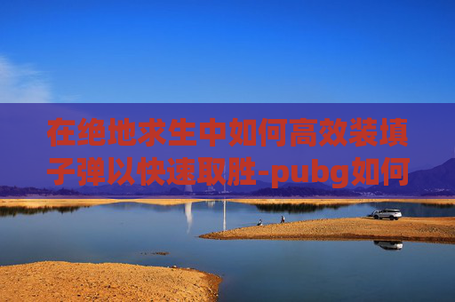 在绝地求生中如何高效装填子弹以快速取胜-pubg如何装子弹