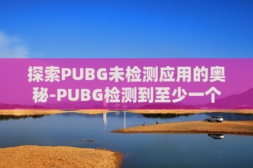 探索PUBG未检测应用的奥秘-PUBG检测到至少一个反作弊的解决方法