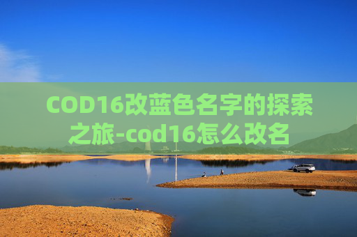 COD16改蓝色名字的探索之旅-cod16怎么改名