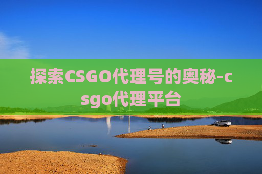 探索CSGO代理号的奥秘-csgo代理平台
