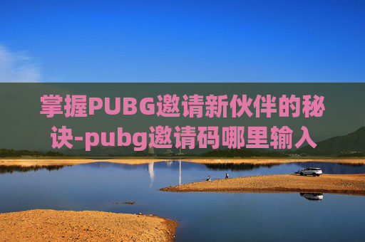 掌握PUBG邀请新伙伴的秘诀-pubg邀请码哪里输入